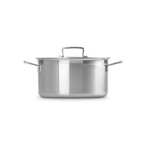 Le Creuset Classic 3-ply Stainless Steel Deep Casserole 24cm